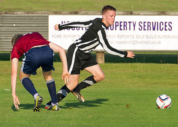 Friendly pre-season match between Wick Academy and Livingstone played at Harmsworth Park home of Highland League team Wick Academy. Alan Farquhar