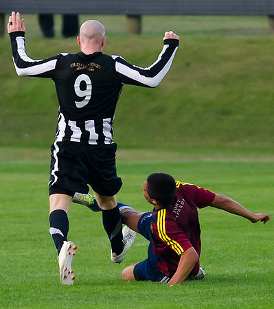 Friendly pre-season match between Wick Academy and Livingstone played at Harmsworth Park home of Highland League team Wick Academy