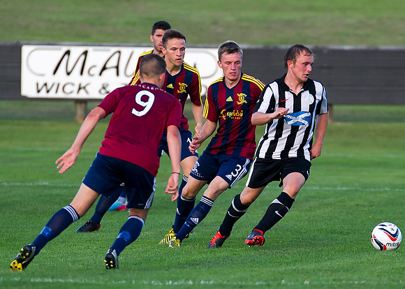 Friendly pre-season match between Wick Academy and Livingstone played at Harmsworth Park home of Highland League team Wick Academy. Richard MacAdie