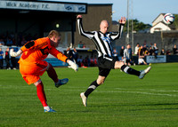 Friendly pre-season match between Wick Academy and Livingstone played at Harmsworth Park home of Highland League team Wick Academy. Gary Weir