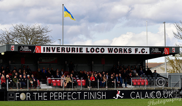 Inverurie  Locos 4 v Wick Academy 0 - SHFL - Harlaw Park - 02/04