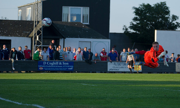 Friendly pre-season match between Wick Academy and Livingstone played at Harmsworth Park home of Highland League team Wick Academy