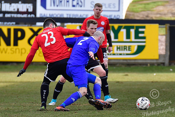 Cove 1 v Wick 1 SHFL Bellslea Park 17/03/2018