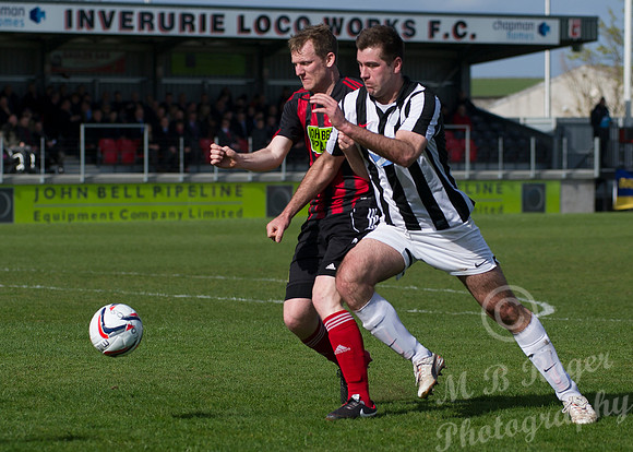 Inverurie 7 v Wick 0 SHFL 12/04/2014