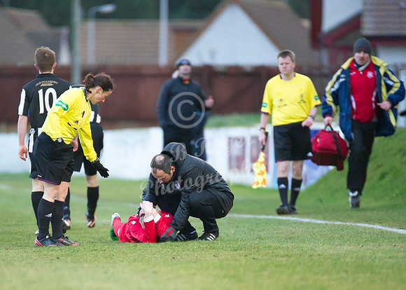 Lossiemouth 0 v Wick 0  SHFL 01/02/2014