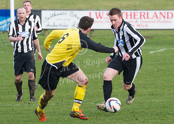 Wick 1 v Inverness Clach 1  08/03/2014