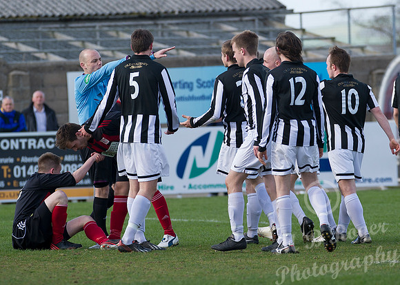 Inverurie 7 v Wick 0 SHFL 12/04/2014