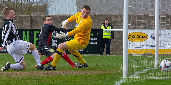 Inverurie 7 v Wick 0 SHFL 12/04/2014