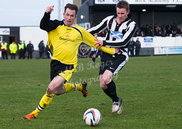 Wick 1 v Inverness Clach 1  08/03/2014