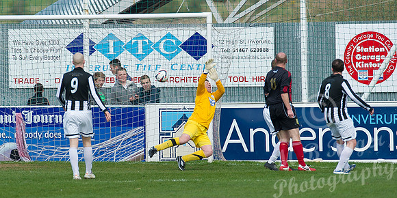 Inverurie 7 v Wick 0 SHFL 12/04/2014