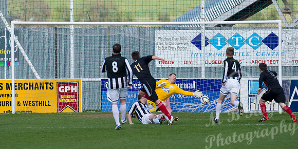 Inverurie 7 v Wick 0 SHFL 12/04/2014