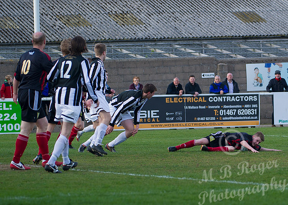 Inverurie 7 v Wick 0 SHFL 12/04/2014