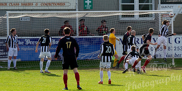 Inverurie 7 v Wick 0 SHFL 12/04/2014