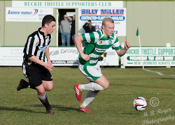 Buckie Thistle 1 v Wick Academy 3 SHFL 07/03/2015 Victoria Park