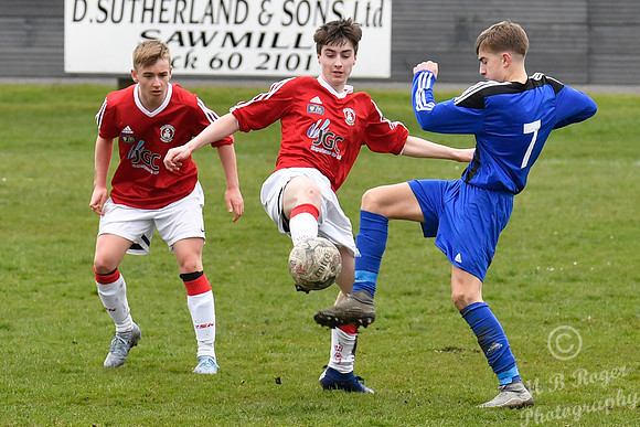 Wick U17s 4 v Alness U17s 0 Harmsworth Park 04/07/2019