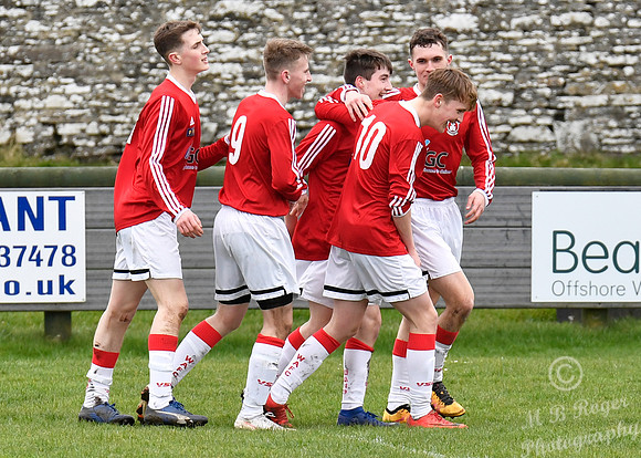Wick U17s 4 v Alness U17s 0 Harmsworth Park 04/07/2019