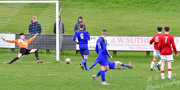 Wick U17s 4 v Alness U17s 0 Harmsworth Park 07/04/2019