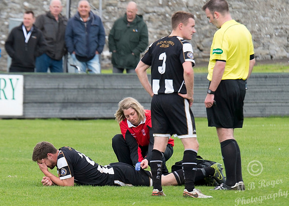 Wick 1 v Lossiemouth 2 SHFL Harmsworth Park 13/08/2016