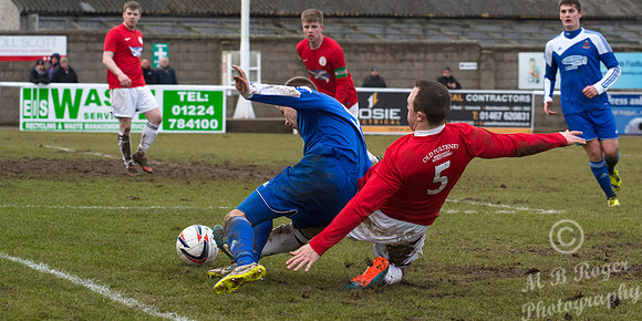 Cove 1 v Wick 0 SHFL Harlaw Park 05/03/2016