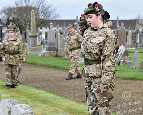 Thurso Remembrance  2021 - War Graves Ceremony