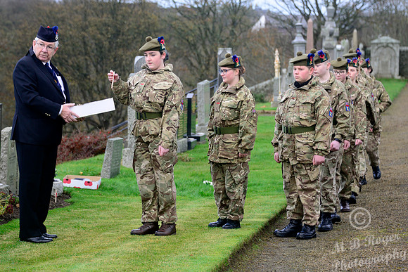 Thurso Remembrance  2021 - War Graves Ceremony
