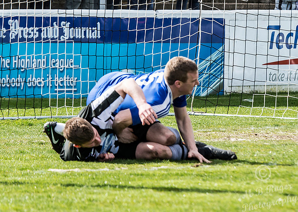 Wick 0 v Cove 4 HL Cup Final - Grant Street Park - 11/04/2015