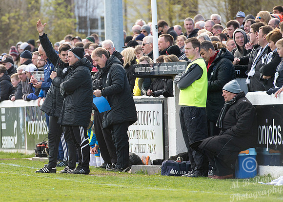 Wick 0 v Cove 4 HL Cup Final - Grant Street Park - 11/04/2015