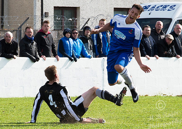 Wick 0 v Cove 4 HL Cup Final - Grant Street Park - 11/04/2015