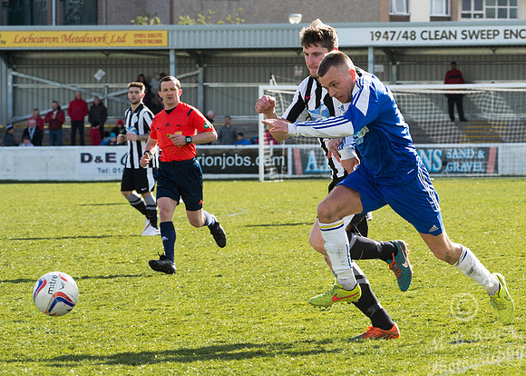 Wick 0 v Cove 4 HL Cup Final - Grant Street Park - 11/04/2015