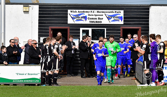 Wick 1 v Cove 3 SHFL Harmsworth Park 21/04/2018