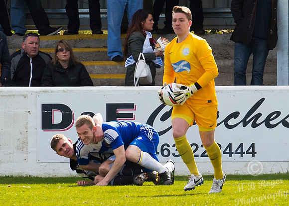 Wick 0 v Cove 4 HL Cup Final - Grant Street Park - 11/04/2015