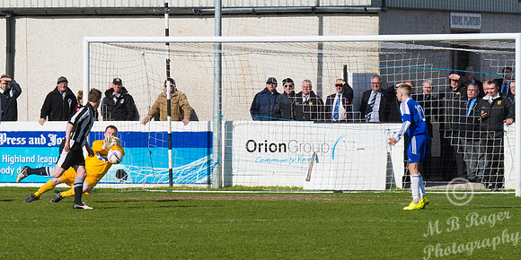 Wick 0 v Cove 4 HL Cup Final - Grant Street Park - 11/04/2015