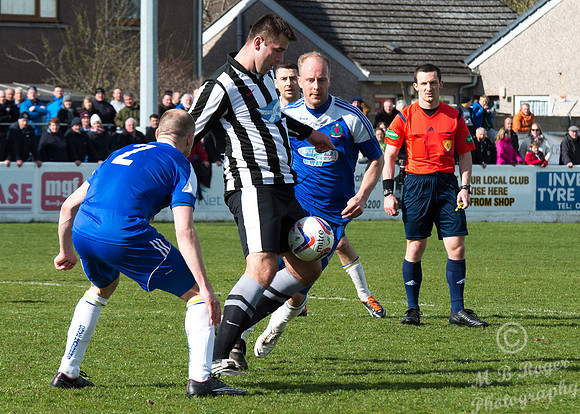 Wick 0 v Cove 4 HL Cup Final - Grant Street Park - 11/04/2015