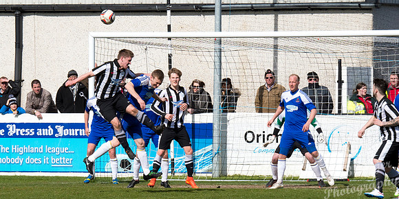 Wick 0 v Cove 4 HL Cup Final - Grant Street Park - 11/04/2015