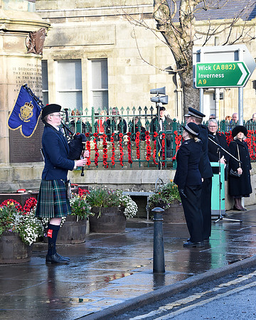 Service of Membrance 13/11/2022 - Thurso Square and St Peter's C