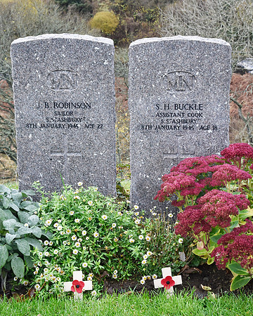 Thurso War Graves Ceremony 12/11/2022 - Thurso Cemetery - 12/11/