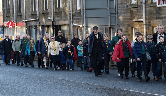 Service of Remembrance 13/11/2022 - Thurso Square and St Peter's
