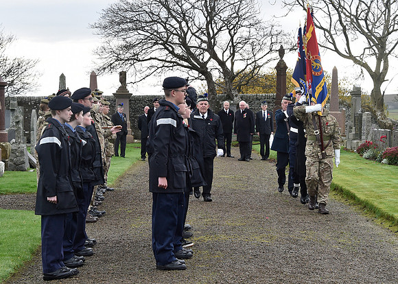 Thurso War Graves Ceremony 12/11/2022 - Thurso Cemetery - 12/11/