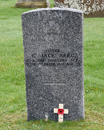 Thurso War Graves Ceremony 12/11/2022 - Thurso Cemetery - 12/11/