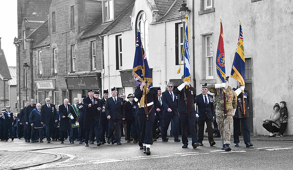 Thurso War Graves Ceremony 12/11/2022 - Thurso Cemetery - 12/11/