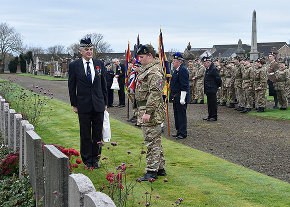 Thurso War Graves Ceremony 12/11/2022 - Thurso Cemetery - 12/11/