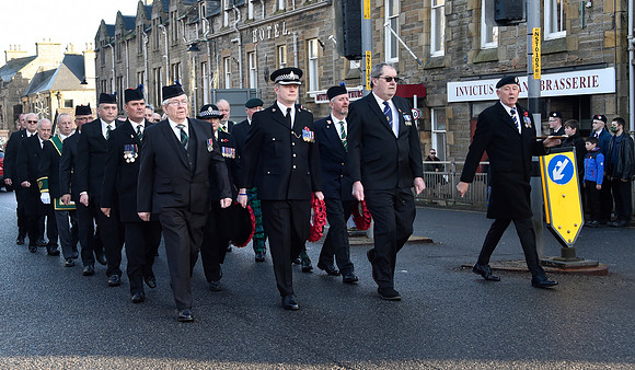 Service of Remembrance 13/11/2022 - Thurso Square and St Peter's