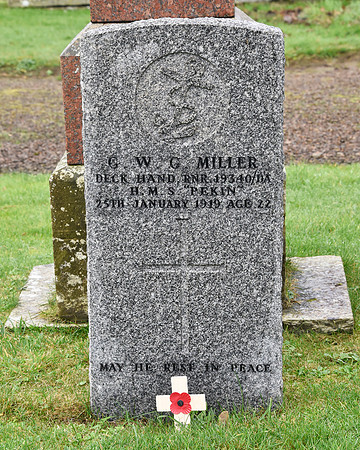 Thurso War Graves Ceremony 12/11/2022 - Thurso Cemetery - 12/11/