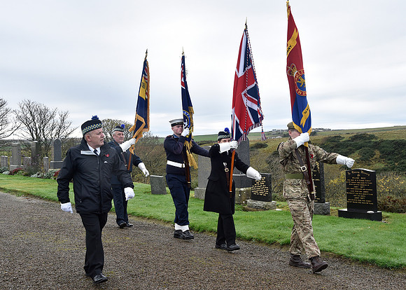 Thurso War Graves Ceremony 12/11/2022 - Thurso Cemetery - 12/11/