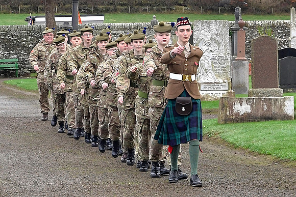 Thurso War Graves Ceremony 12/11/2022 - Thurso Cemetery - 12/11/