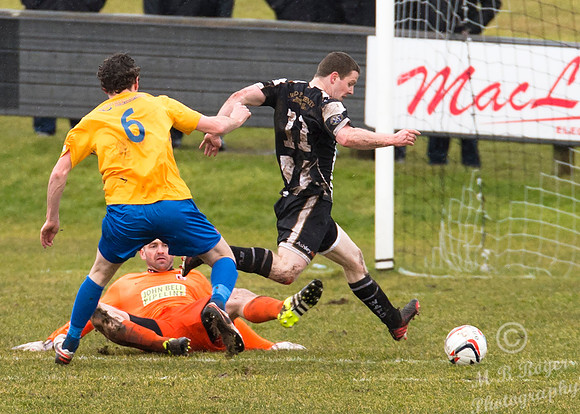 Wick 4 v Inverurie 2 SHFL Harmsworth Park 12/03/2016