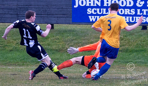 Wick 4 v Inverurie 2 SHFL Harmsworth Park 12/03/2016