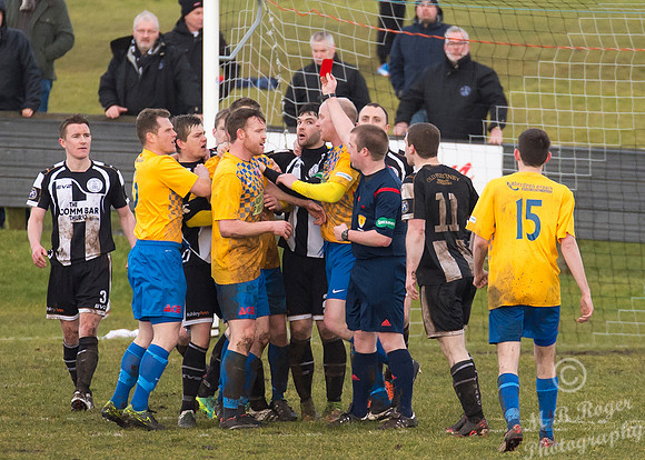 Wick 4 v Inverurie 2 SHFL Harmsworth Park 12/03/2016