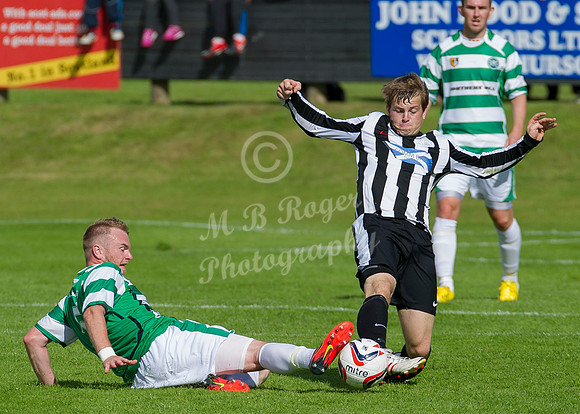 Wick Academy - James Pickles    Buckie Thistle - Lewis MacKinnon