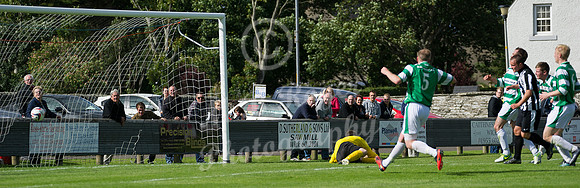 Goal - Richard MacAdie scoring Wick's 2nd Goal